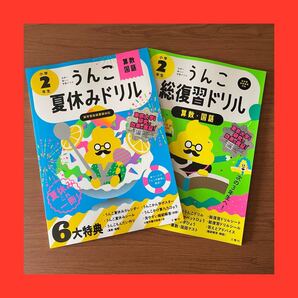 日本一楽しい学習ドリル うんこ夏休みドリル 小学2年生 日本一楽しい総復習ドリル うんこ総復習ドリル 小学2年生