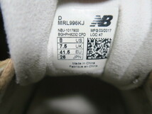 美品★NEW BALANCE ニューバランス スニーカー シューズ / MRL996KJ - BROWN /Widths - D US8.0 JP26.0cm_画像9