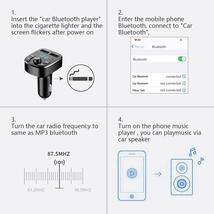 最新版'FMトランスミッターBluetooth5.0高品質音質 通話サポート６c_画像9