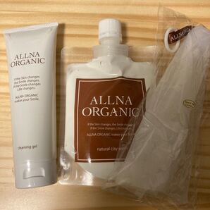 オルナオーガニック ALLNA ORGANIC 泥洗顔 クレンジングジェルセット 泡立てネット付き