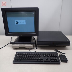 NeXTstation Turbo N1100 本体 + MegaPixel Display N4000A + キーボード・マウス ネクストステーション HDD無し 起動確認済 現状品【DC