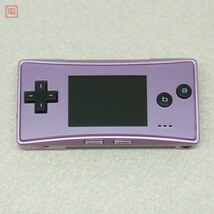 GBmicro ゲームボーイミクロ 本体 パープル Nintendo ニンテンドー 任天堂 ソフト付 動作確認済み【10_画像3