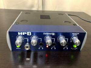  PRESONUS ( プレソナス ) / HP4 スピーカーコントローラー内蔵ヘッドフォンアンプ ※通電後のノイズ確認はしておりません