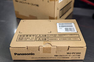 パナソニック Panasonic 同軸-LANコンバーター(PoE給電機能付) カメラ側 WJ-PC200 未使用未開封
