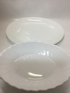 arcopal アルコパルヤマザキワンディッシュ皿 スープ皿ホワイト 全4枚