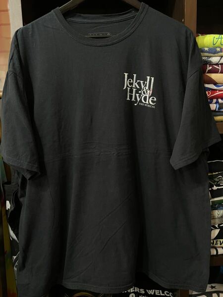 ★USA古着　ジキルとハイド　JEkyll&Hyde シンプル　Ｔシャツ 黒　BLACK 2XL 大きいサイズ