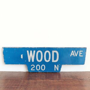 #4879　アメリカ　ヴィンテージ　ロードサイン　看板　ストリートサイン 道路　標識　案内　店舗什器　雑貨　ディスプレイ　ガレージ