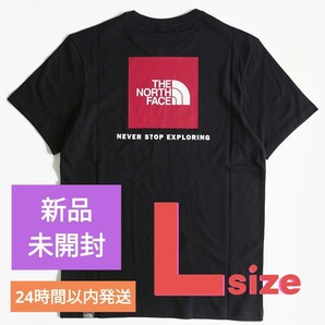 【新品未開封】ノースフェイス レッドボックス ロゴTシャツ NF0A2TX2 L 黒 タグ付き ボックスロゴ