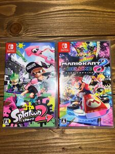 Nintendo Switch スプラトゥーン2 マリオカート8デラックス2本セット