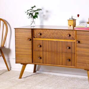 【メンテ済・美品】イギリス 1960's ビンテージ サイドボード/キャビネット テレビボード 北欧家具 店舗什器 アンティーク 英国 食器棚