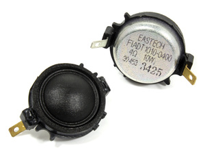 EASTEC FIADT1010-0400 シルクドームツイーターユニット0.8インチ(20mm) 4Ω/定格10W フェロフルード[スピーカー自作/DIYオーディオ]