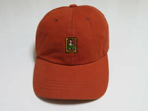 【送料無料】BZH-1621 お洒落な刺繍 オレンジ系色 ポリエステル100％ Size56～59㎝ メンズ レディース スポーツキャップ ハット 帽子 1個