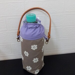 【ハンドメイド】花柄 保温 保冷 ペットボトルカバー ペットボトルホルダー ペットボトルケース 花柄