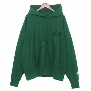 未使用 レディーメイド READYMADE 22AW CLF SWEAT HOODIE RE-CO-GR-00-00-210 グリーン Lサイズ スウェットパーカー フーディー