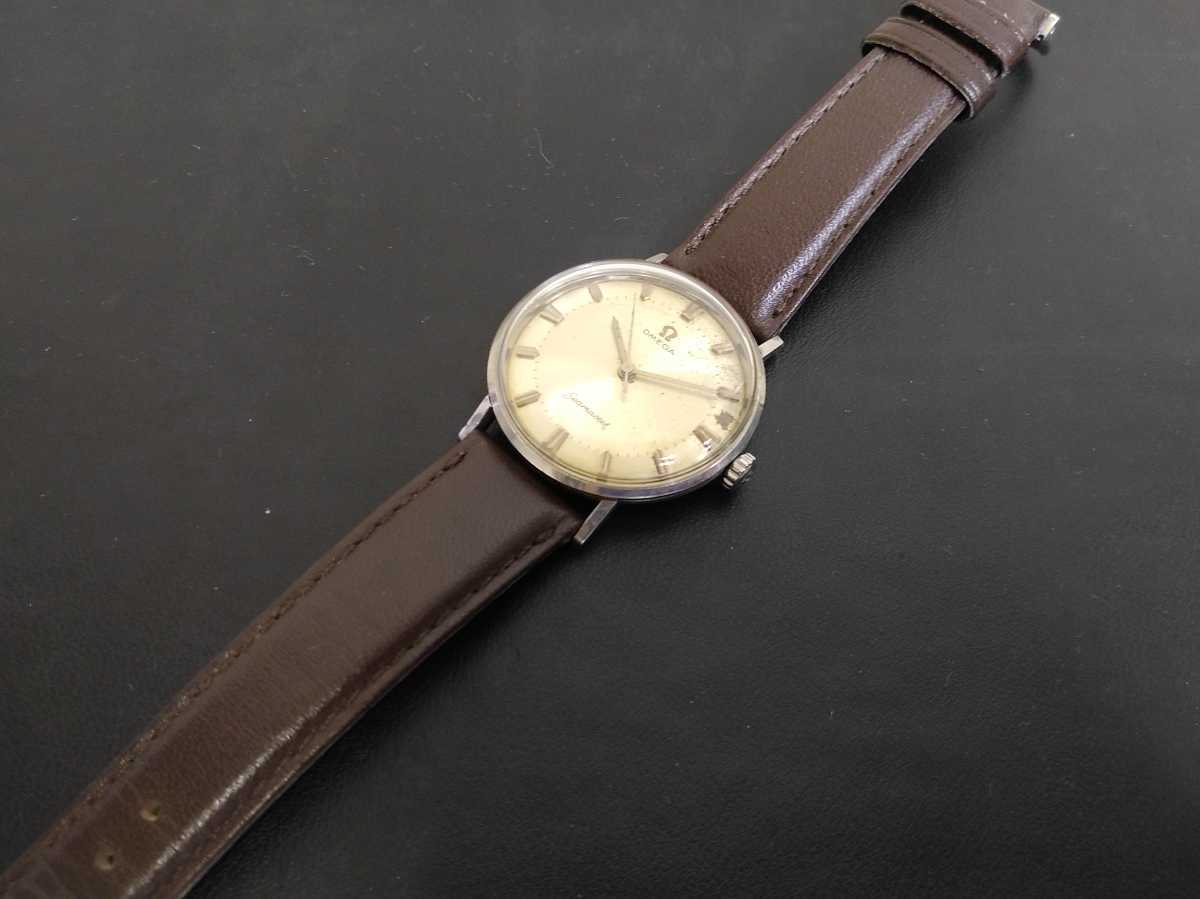 オメガ シーマスターデビル ダブルネーム ビンテージ cal.1342 メンズ