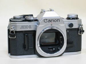 #即決！　Canon　AE-1　シルバー　外観極上　ミラーモルト貼替　#3684059