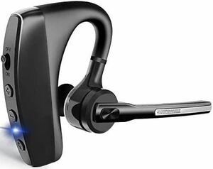 ヘッドセット 5.0 Bluetoothイヤホン ワイヤレス ブルートゥース ヘッドセット 耳掛け ノイズキャンセリング マイク内蔵 片耳 日本語取扱書