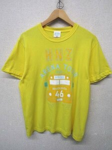 V1142：日向坂46 春の全国アリーナツアー2020 半袖Tシャツ/黄色/M 半袖カットソー：35