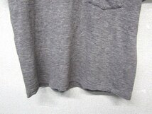 V1202：THE CRIMIE クライミー 半袖Tシャツ/灰 霜降り/M 半袖カットソー プリントTシャツ ポケットTシャツ:35_画像4