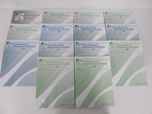 ▼0.32 【不揃14冊 洋雑誌/歯科 The International Journal of Periodontics&Restorative Dentistry】02208♪