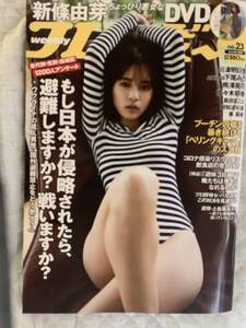 2022年 新條由芽 表紙 週刊プレイボーイ 新條由芽特別企画DVD未開封品付き、新條由芽、その他アイドルグラビア多数掲載。