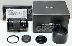 FUJIFILM XF55-200mm F3.5-4.8 RLM OIS保護フィルター付属