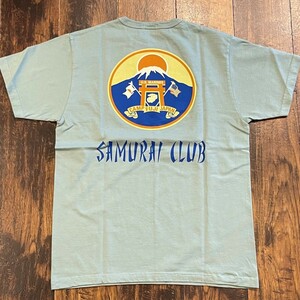 バズリクソンズ ミリタリー S/S Tシャツ CAMP FUJI SAMURAI CLUB BR78992 148)サージグリーン Lサイズ トップス ミリタリー