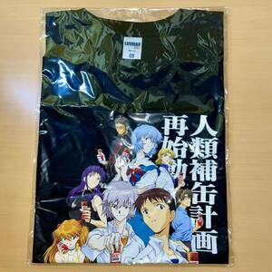 XLサイズ 集合 2007 UCC MILK COFFEE EVANGELION Project Tシャツ エヴァンゲリオン エヴァ博 缶 コーヒー レイ アスカ シンジ カヲル