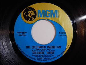 Solomon Burke The Electronic Magnetism (That's Heavy Baby) / Bridge Of Life MGM US K 14221 200258 SOUL ソウル レコード 7インチ 45