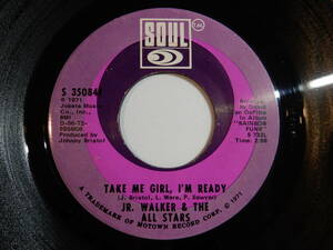 Jr. Walker Take Me Girl, I'm Ready / Right On Brothers & SistersSoul US S 35084 F 200272 SOUL ソウル レコード 7インチ 45