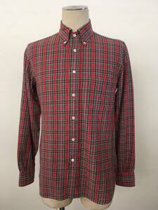 LAND OF FREEDOM UNITED ARROWS Land ob freedom United Arrows men's check pattern long sleeve B.D shirt size S