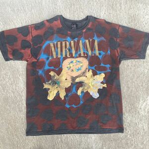 NIRVANA HEART SHAPED BOX 1993 Vintage T-Shirt ニルバーナ ニルヴァーナ ヴィンテージ ビンテージ バンド Tシャツ USA製 XL kurt cobain