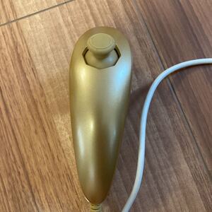 【ジャンク】Wii ゴールデンヌンチャク(クラブニンテンドー限定品)