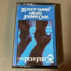 ジョニー・キャッシュ　20FOOT-TAPPIN' GREATS 東南アジア盤カセットテープ●