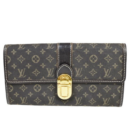 LOUIS VUITTON モノグラムイディール ポルトフォイユ サラ長財布-
