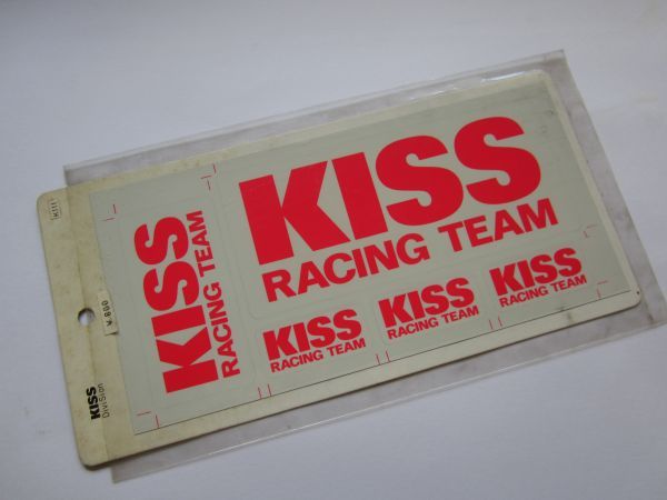 KISS RACING TEAM ステッカー 当時物