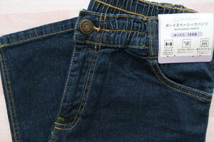 150cm Denim новый товар не использовался джинсы брюки бесплатная доставка Kids детский широкий размер 
