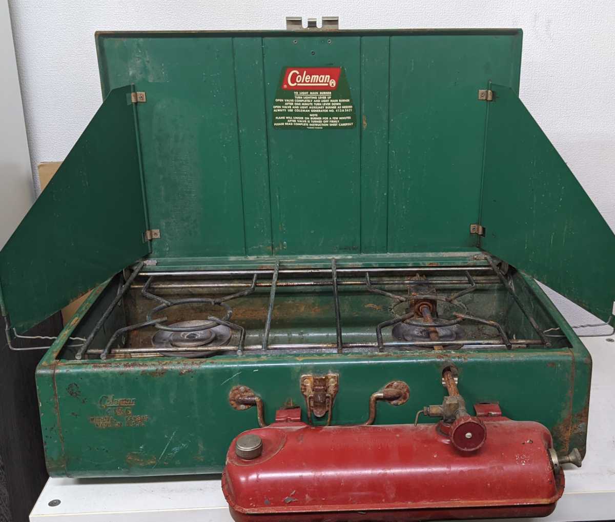 ヤフオク! -「(コールマン coleman) ビンテージ」(ツーバーナー ...