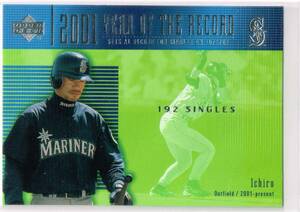 2002 MLB Upper Deck #726 Year of the Record Ichiro Suzuki UD アッパーデック イチロー
