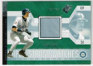 2002 MLB Upper Deck SPx #165 Superstars Swatches Jersey Ichiro Suzuki 744/800 UD アッパーデック イチロー ジャージカード