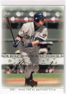 2002 MLB Upper Deck Honor Roll #97 Ichiro Suzuki UD アッパーデック イチロー 