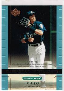 2002 MLB Upper Deck Ovation #90 Superstar Spotlights Ichiro Suzuki UD アッパーデック イチロー 