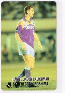 1992-93 カルビー Jリーグチップスカード #210 サンフレッチェ広島 ダニエル・カリッチマン Daniel Jacob Calichman