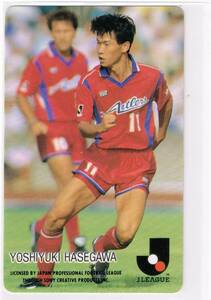 1992-93 カルビー Jリーグチップスカード #68 鹿島アントラーズ 長谷川祥之