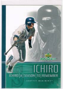 2002 MLB Upper Deck MVP Ichiro A Season to Remember #I10 Ichiro Suzuki UD アッパーデック イチロー 