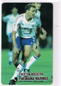 1992-93 カルビー Jリーグチップスカード #140 横浜マリノス エバートン・ノゲイラ Everton Nogueira