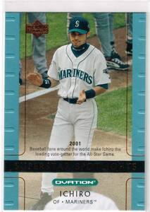 2002 MLB Upper Deck Ovation #91 Superstar Spotlights Ichiro Suzuki UD アッパーデック イチロー 