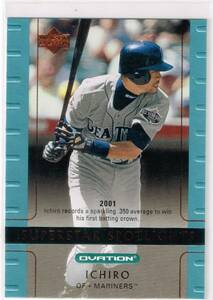 2002 MLB Upper Deck Ovation #92 Superstar Spotlights Ichiro Suzuki UD アッパーデック イチロー 