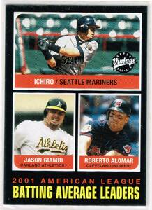 2002 MLB Upper Deck Vintage #271 Ichiro/Jason Giambi/Roberto Alomar UD アッパーデック イチロー