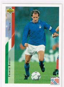 1994 UPPER DECK WORLD CUP #120 イタリア代表 フランコ・バレージ Franco Baresi アッパーデック ワールドカップ USA UD 